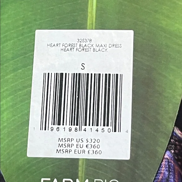 Farm Rio Printed Crepe De Chine Maxi Dress - Picture 11 of 12